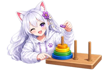 Tower of Hanoi mini game artwork