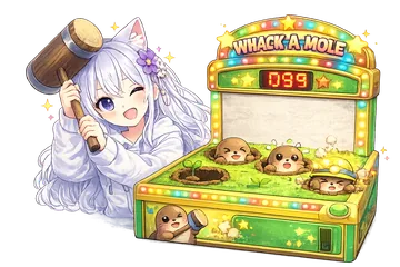 Whack-a-Mole mini game artwork
